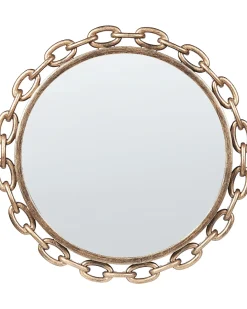 Vægspejl YEBRA 46 cm 46 cm Guld