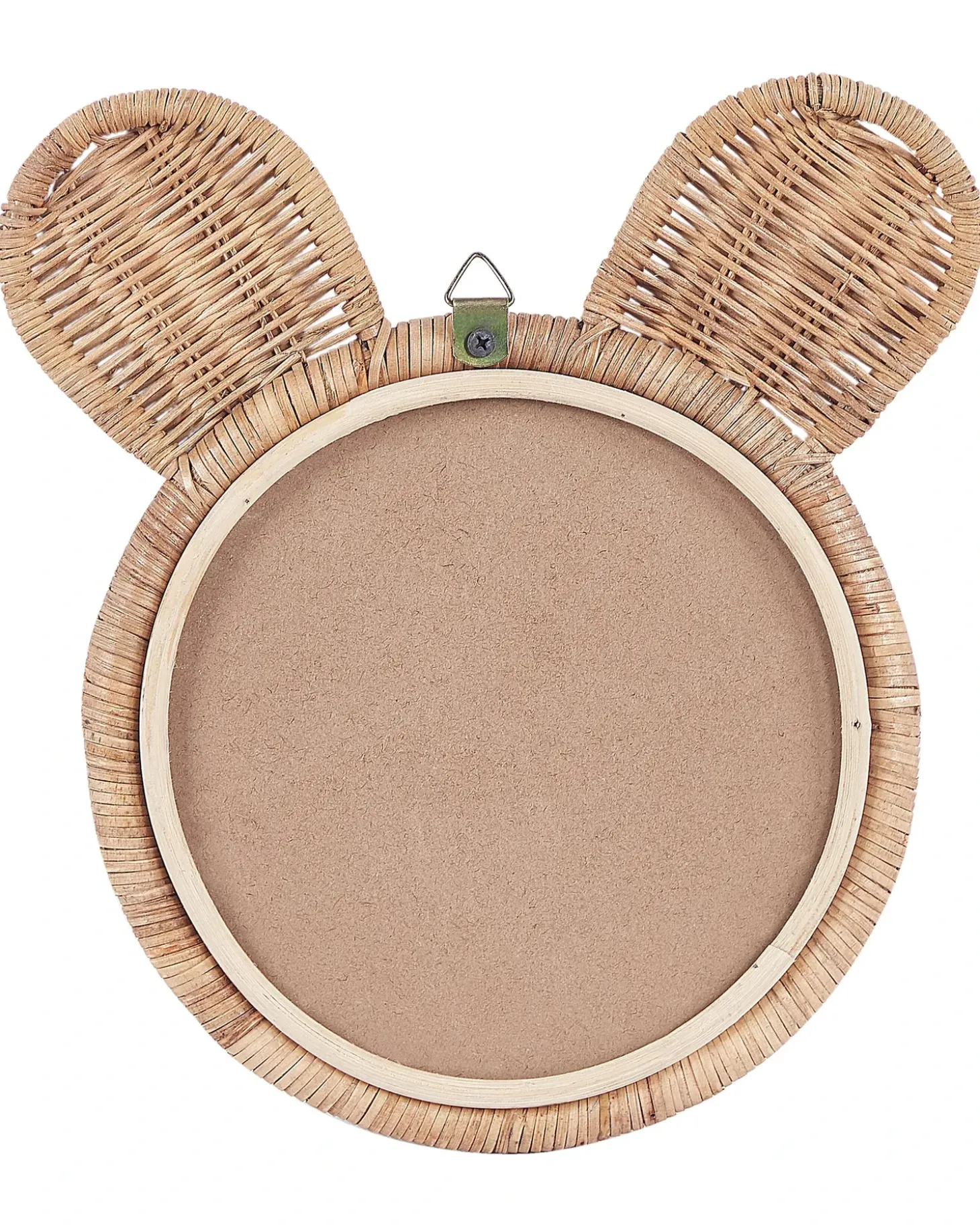 Vægspejl ASHANTI 30 cm 33 cm Rattan Naturlig