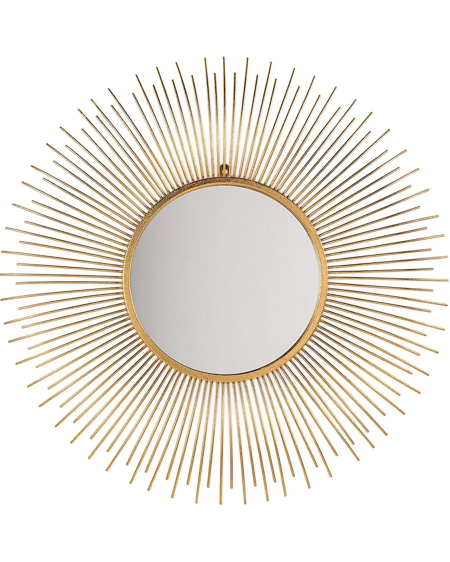 Vægspejl CILLY 80 cm 80 cm Metal Guld