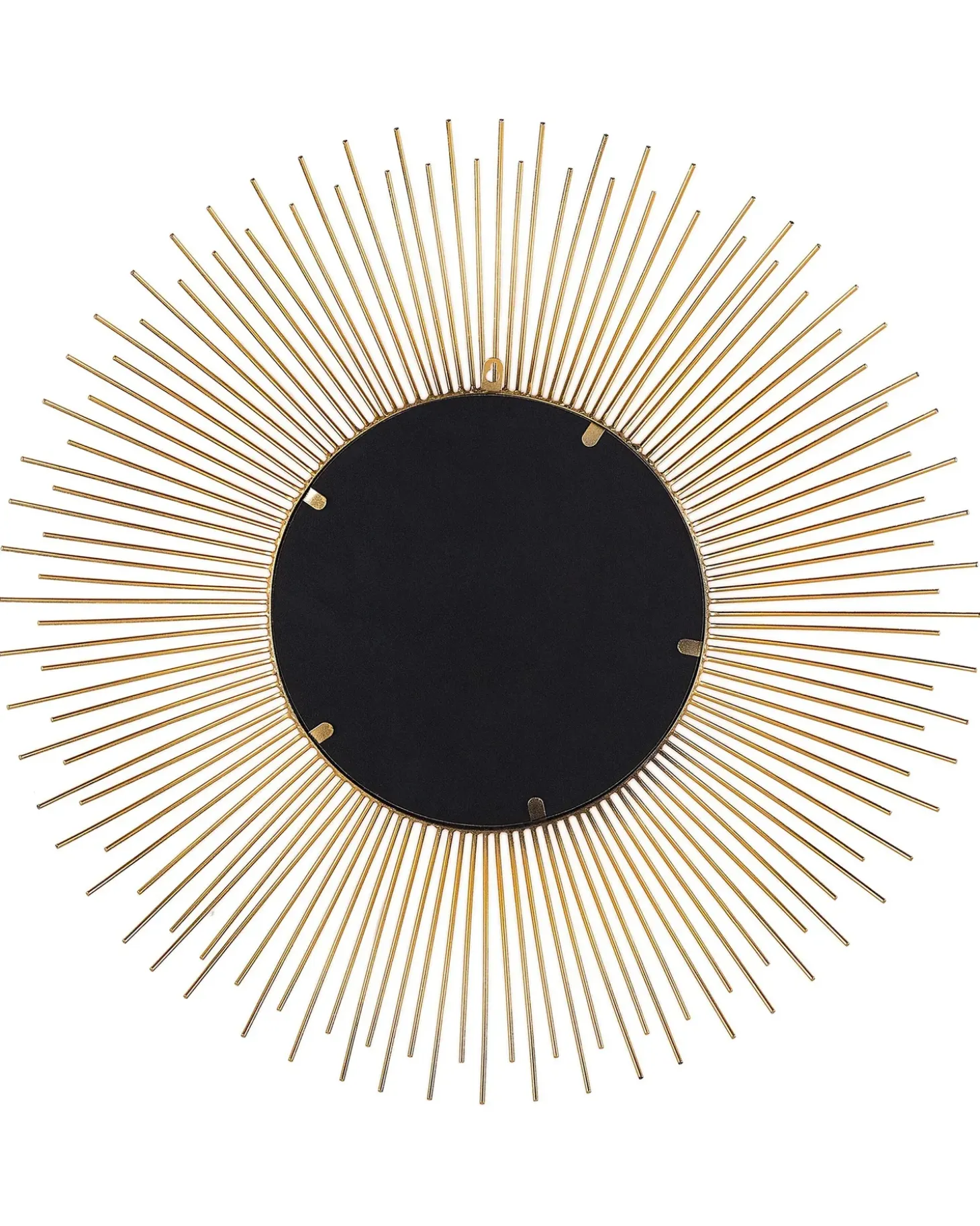 Vægspejl CILLY 80 cm 80 cm Metal Guld