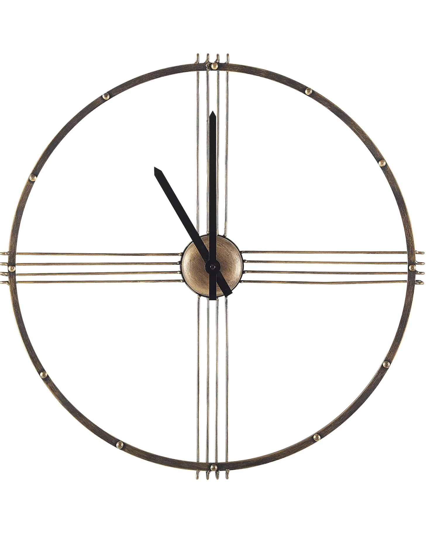 Vægur ASCONA 64 cm Metal Guld