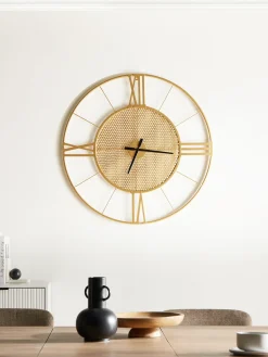 Vægur BLAMERE 80 cm Metal Guld