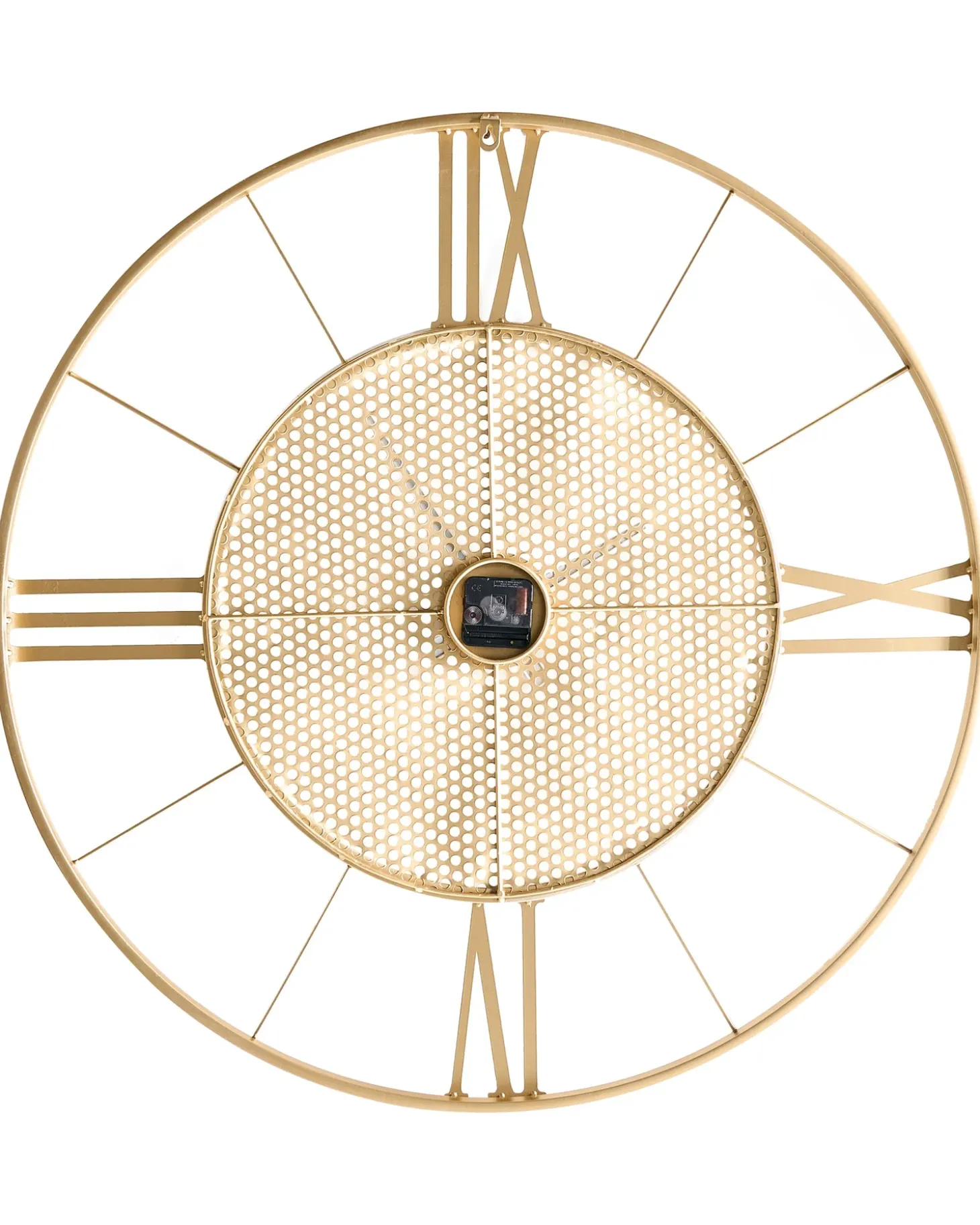Vægur BLAMERE 80 cm Metal Guld