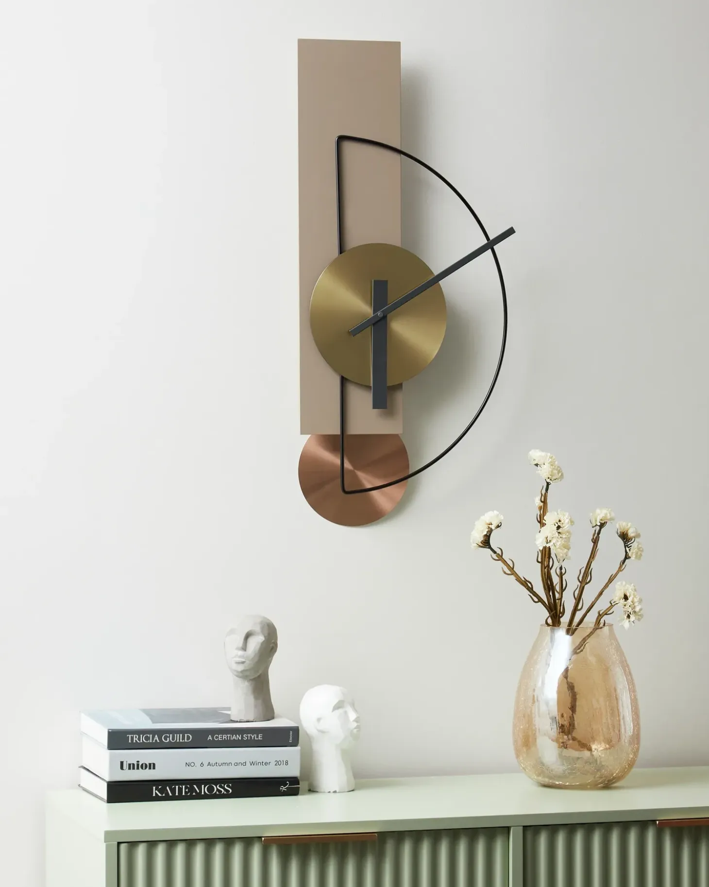 Vægur CEVINS 31 cm Metal Beige