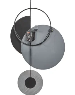 Vægur NENDAZ 32 cm Metal Grå