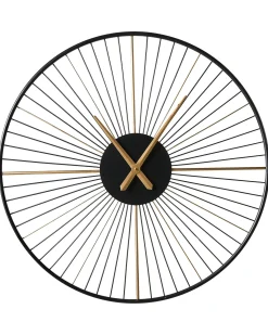 Vægur SAZAIS 80 cm Metal Sort