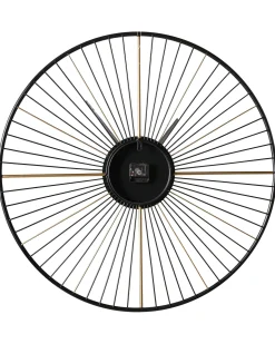 Vægur SAZAIS 80 cm Metal Sort