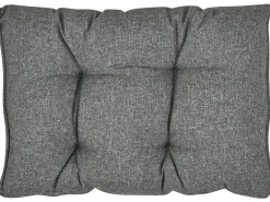 VITERBO 8 personers Have-hjørnesofa Grå PE-rattan