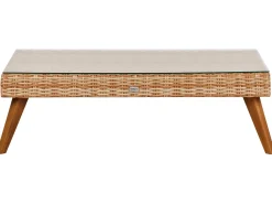 VITTORIA XL 5 personers Loungesæt med bord Cremehvid PE-rattan