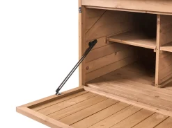 Værktøjsrum TOFFIA 127 cm 66 cm Brun