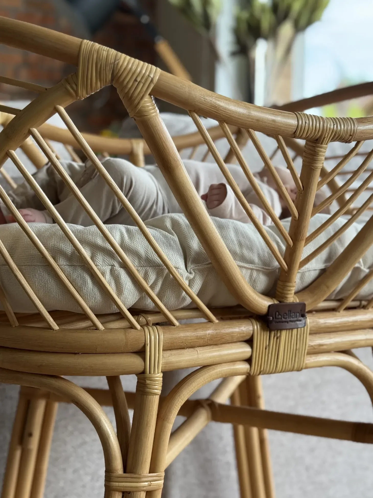 Vugge Rattan GRUISSAN 50 x 70 cm Naturlig